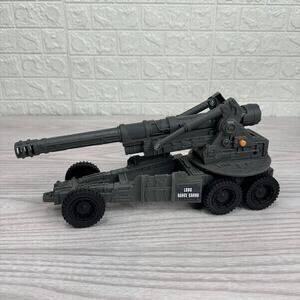 Long Range Cannon Toy Plastic Military Vehicle Sound Action 11.5" VTG Dark Gray